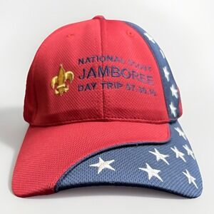 National Boy Scout Jamboree 2010 Hat Fleur de Lis Stars Ball‎ Cap Raleigh NC